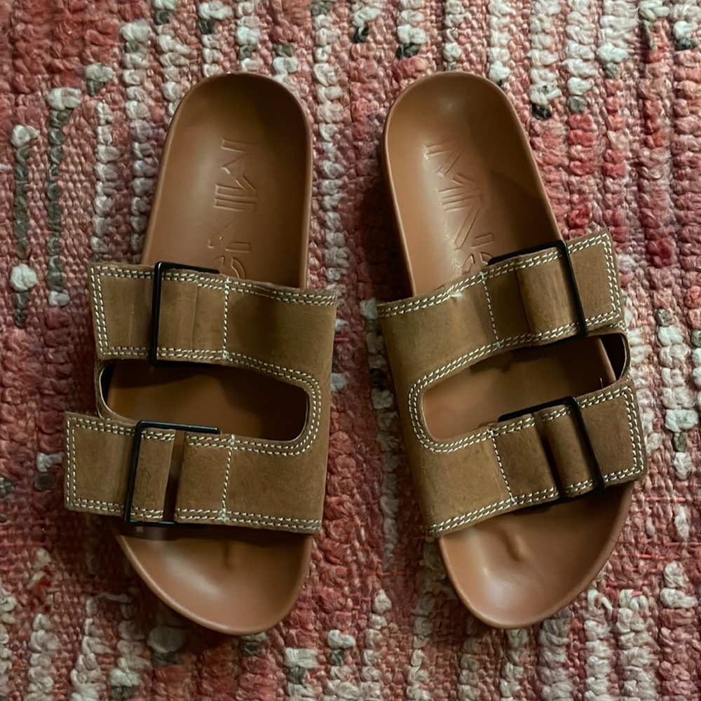 Mango Suede Slides